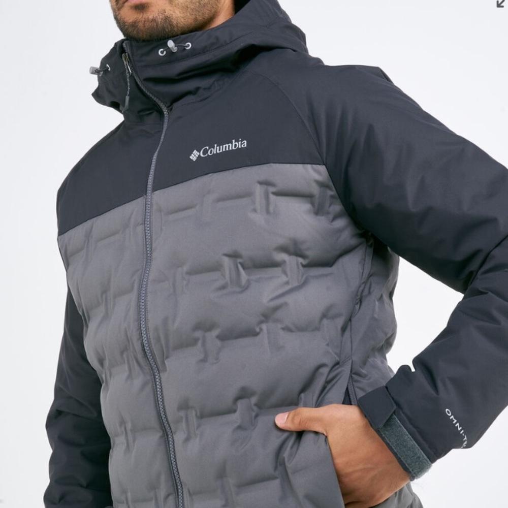 Columbia Men’s Grand Trek Down Jacket Black/Grey